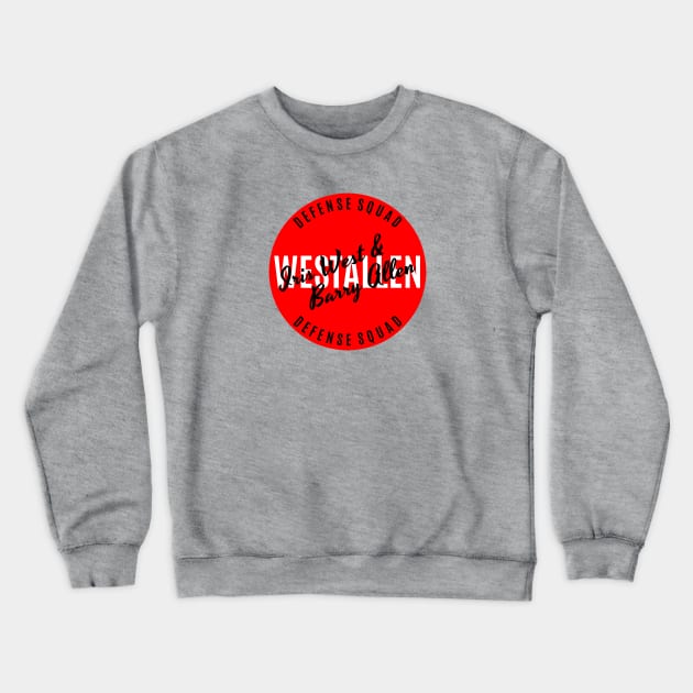 Iris West & Barry Allen - WestAllen - Defense Squad Crewneck Sweatshirt by FangirlFuel